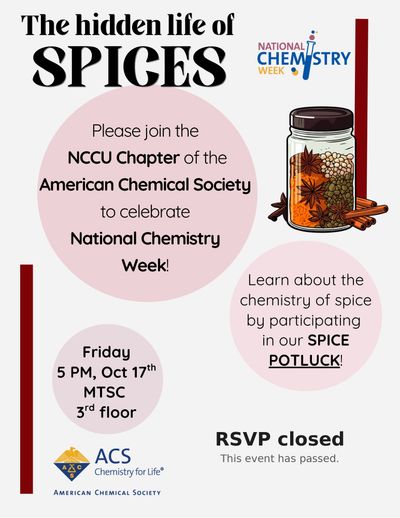 Flyer for The Hidden Life of Spices